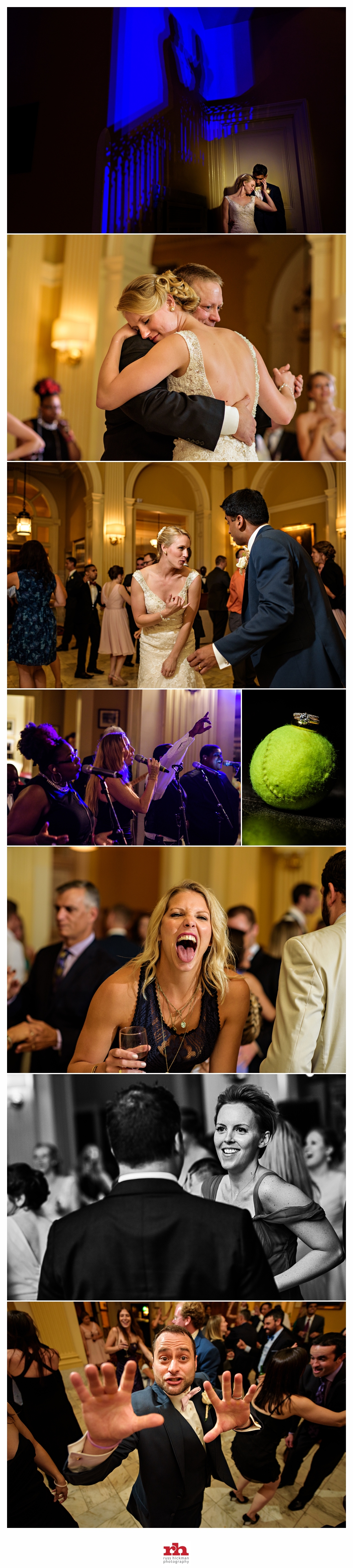 Dancing at an Indian Fusion Wedding at the Racquet Club of Philadelphia.